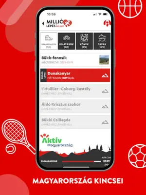 MillióLépés android App screenshot 0