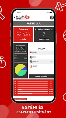 MillióLépés android App screenshot 9