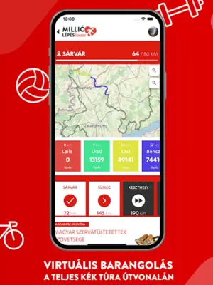 MillióLépés android App screenshot 1
